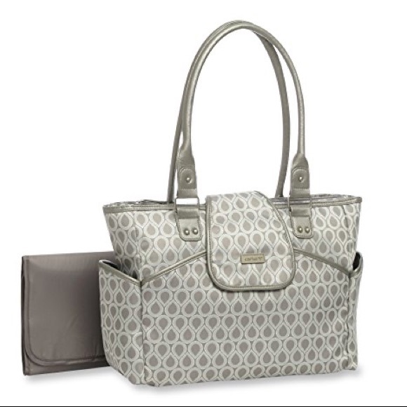 •Carters• Flap Tote Diaper Bag - Picture 1 of 9